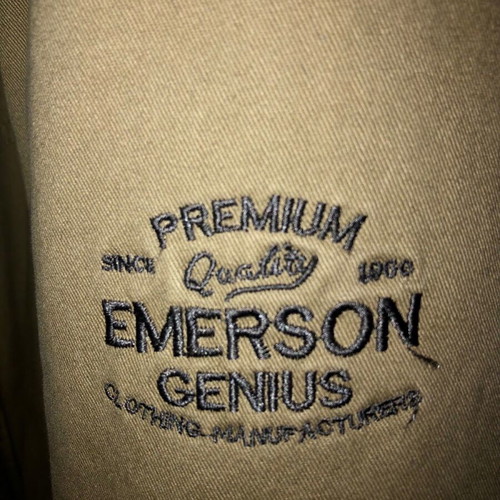 Emerson parka jacket used, size XL, beige