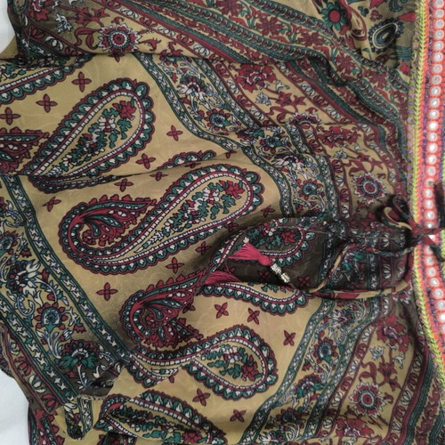 Boho shorts with elastic waist and pockets