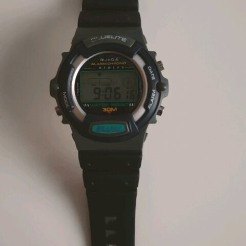 JAGA wristwatch waterproof used functional