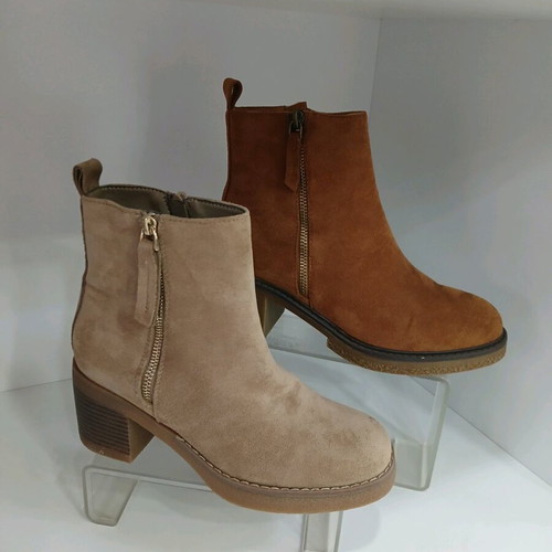 Women's boots new, size 38, beige and brown