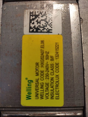Μοτέρ πλυντηρίου Welling μεταχειρισμένο, πλήρως λειτουργικό