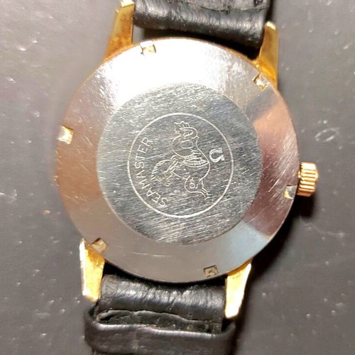 Omega Seamaster 30 wristwatch, gold plated, men's, 33mm