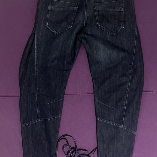 Ltb jeans balloon style with ankle ties size 27 like new, blue