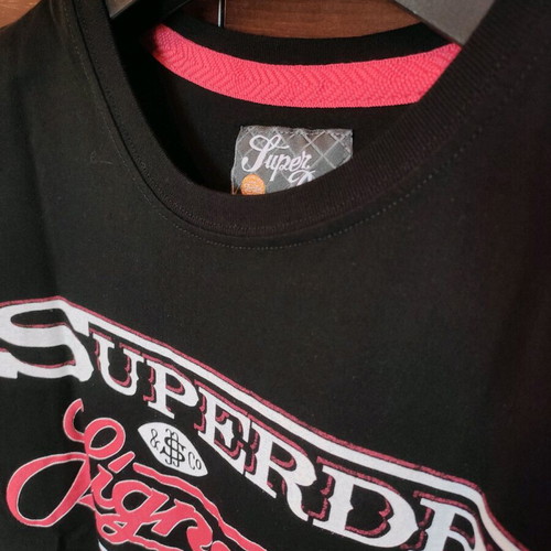 Superdry T-shirt black size XL like new