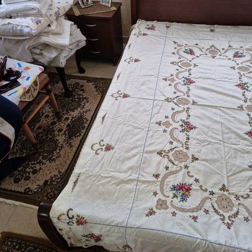 Tablecloth machine unfinished new 145x235
