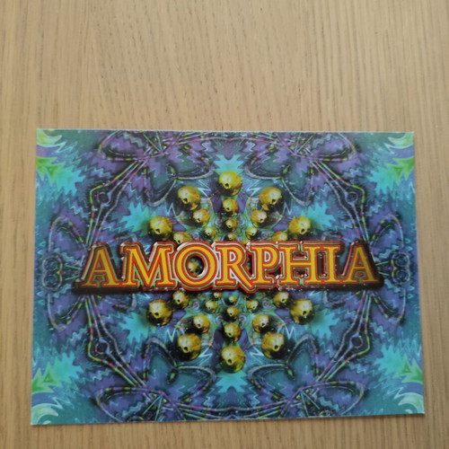 Rave Flyer Amorphia 1997 Club Battery vintage memorabilia like new