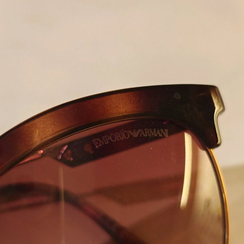 Emporio Armani EA 4102 5026/13 women's sunglasses brown like new
