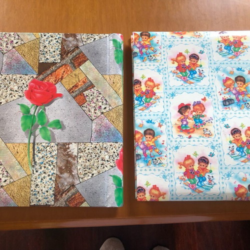 Classic photo albums new, 2 pieces with spiral and sticky surface