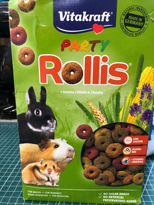 Vitakraft Party Rollis Funny Mix 500g pet food like new