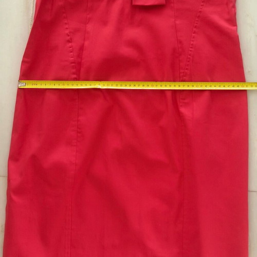 Fidele dress red new with bow, size XL