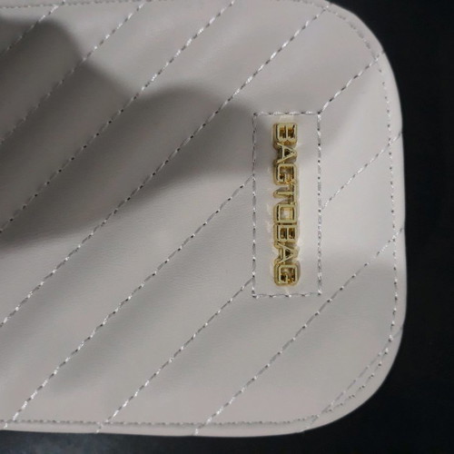 Bag to Bag Γυναικείο λευκό τσαντάκι καινούργιο με αλυσίδα και φερμουάρ