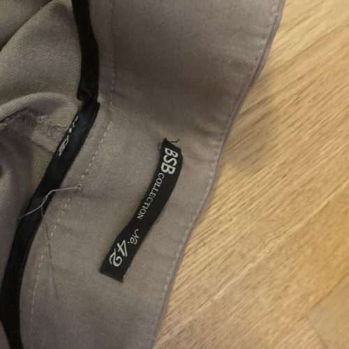 BSB women's pants used, beige with buttons, size XL