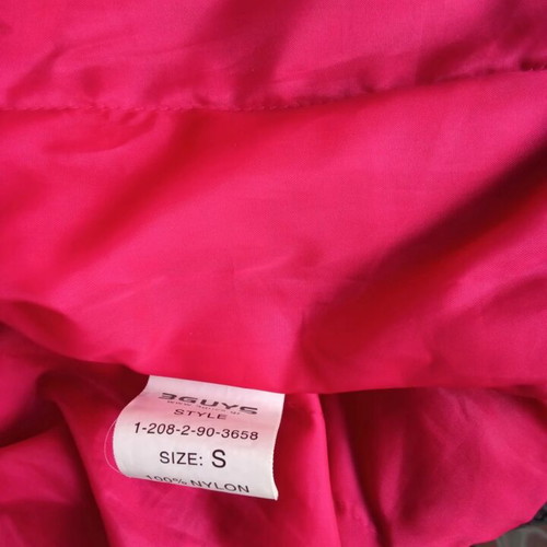 3Guys Windbreaker Jacket Size S Like New Black Pink