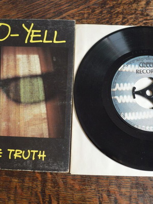 Yell-o-yell Shoot the Truth 7'' single μεταχειρισμένο, rock
