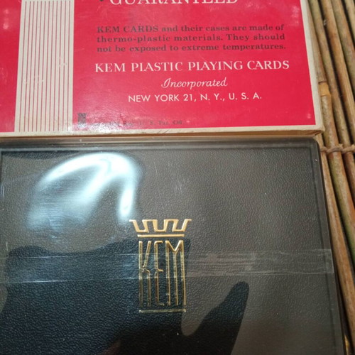KEM Playing Cards sealed, new