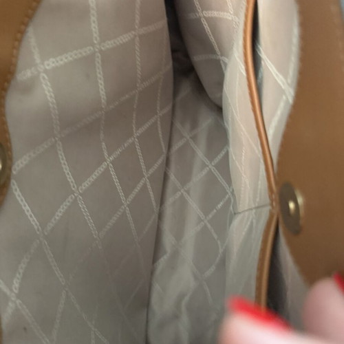 Michael Kors MK Signature Large Tote bag, vanilla and acorn
