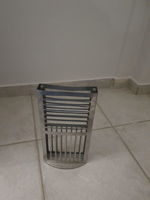 Metal CD stand used, elegant and modern