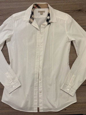 Burberry shirt like new, white, size S