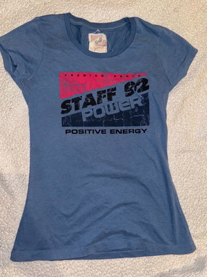Staff Tshirt like new, blue