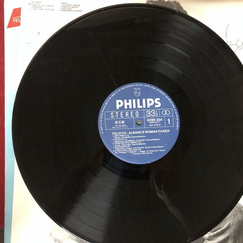Al Bano & Romina Power Felicità vinyl record like new