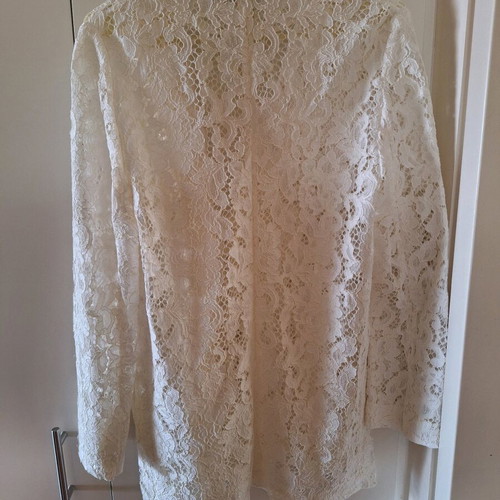 Zara lace jacket new, white and beige