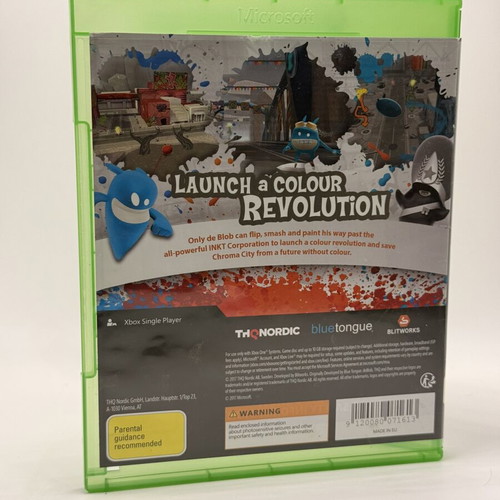 De Blob Xbox One used action adventure game