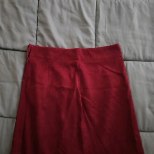 Mini skirt corduroy Shein like new, red, size M