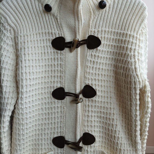 Knitted cardigan size M like new with buttons and pockets