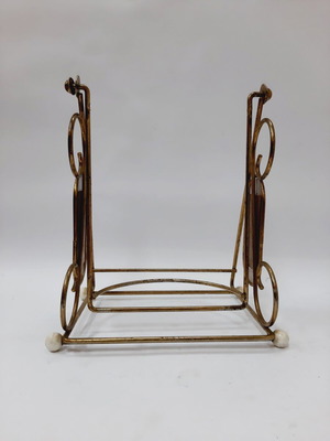 Chivas Regal Brass Whiskey Bottle Holder like new, vintage