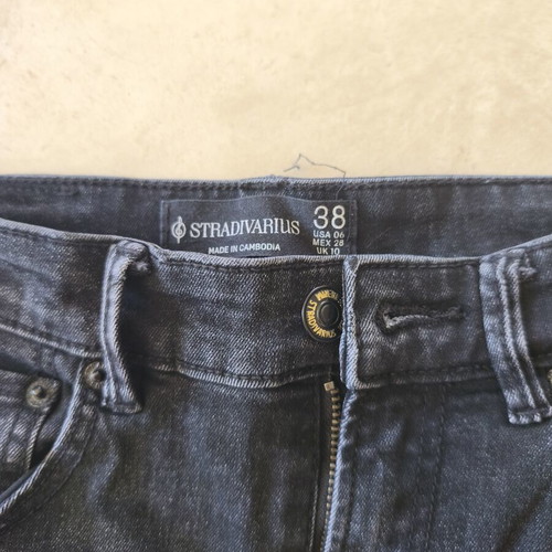 Stradivarius skinny jeans like new, gray, size M 38 10