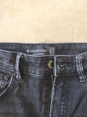 Stradivarius skinny jeans like new, gray, size M 38 10