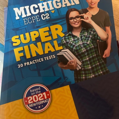 Michigan ECPE C2 Super Final book like new for English exam preparation