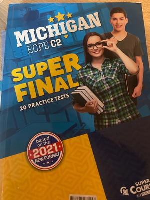 Michigan ECPE C2 Super Final βιβλίο σαν καινούργιο για προετοιμασία εξετάσεων αγγλικών