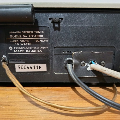 Hitachi stereo tuner FT-4000L used, fully functional