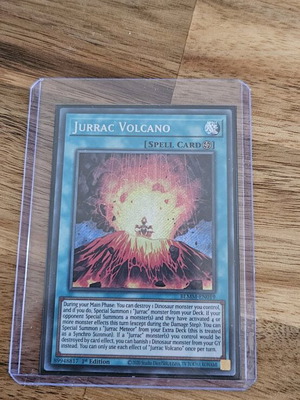 Jurrac Volcano Yu-Gi-Oh! card like new from BLMM set