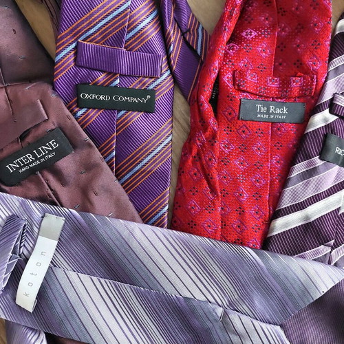 Silk ties pack of 5 from Inter Line, Richmond, Oxford Company like new