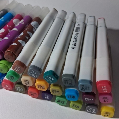 Painting markers like new, various types