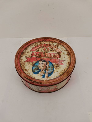 Metal box Macedonian Halva used