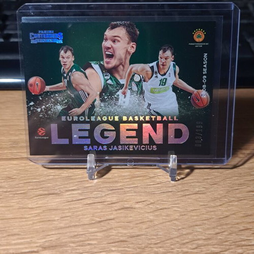 Euroleague Contenders 2025-26 Legend Saras Jasikevicius numbered card