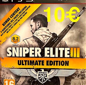 Sniper elite 3 ultimate edition ps3