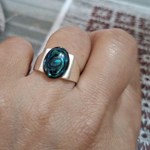 Silver ring used with adjustable width