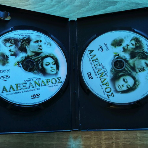 Alexander DVD used, historical movie with subtitles, double disc