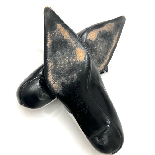 Dolce & Gabbana black and white mid heels used