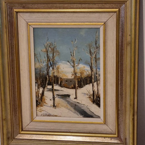 Painting used signed by Sotiropoulou Maria