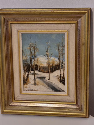Painting used signed by Sotiropoulou Maria