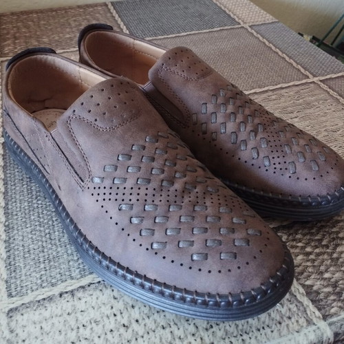Men's shoes brown, like new, size 43, soft and comfortable