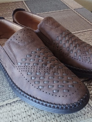 Men's shoes brown, like new, size 43, soft and comfortable