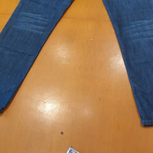 Solid dark blue jeans like new