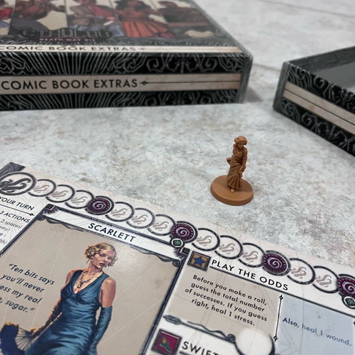 Cthulhu: Death May Die Scarlett Hayes Kickstarter Exclusive like new