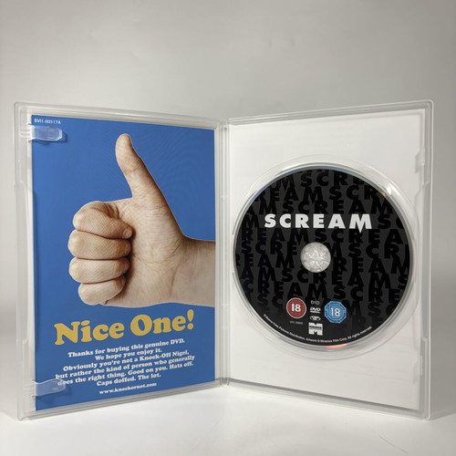 Scream Trilogy DVD used with English subtitles